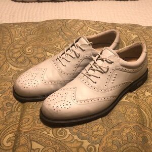 Ecco Tour Hybrid Golf Wingtip Leather Oxfords 46 Unisex Comfort Preowned